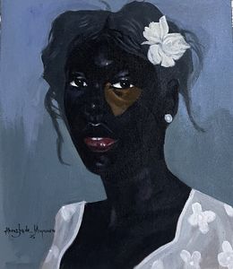 Gemälde, Gaze 2, Akingbade Mayowa