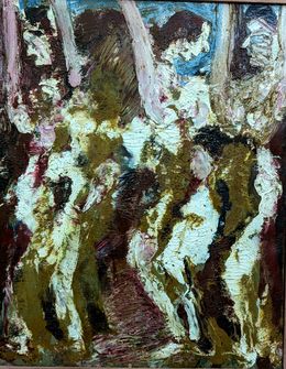 Painting, Dance dance and dance-B, Anand Manchiraju