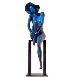Skulpturen, Petite songeuse bleue, Christian Candelier