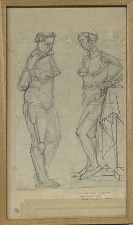 Zeichnungen, Etude de nues, Chantal Lanvin