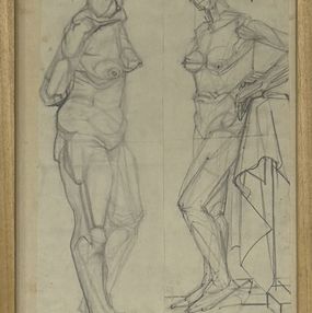 Zeichnungen, Etude de nues, Chantal Lanvin