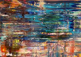 Peinture, Abstract informal 2024-2111-1, Robert Niesse
