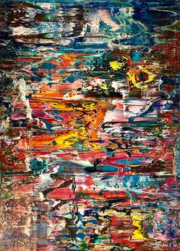 Gemälde, Abstract informal 2024-2124-1, Robert Niesse