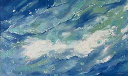 Peinture, Raging sea, Natalia Korneeva (Natiko)