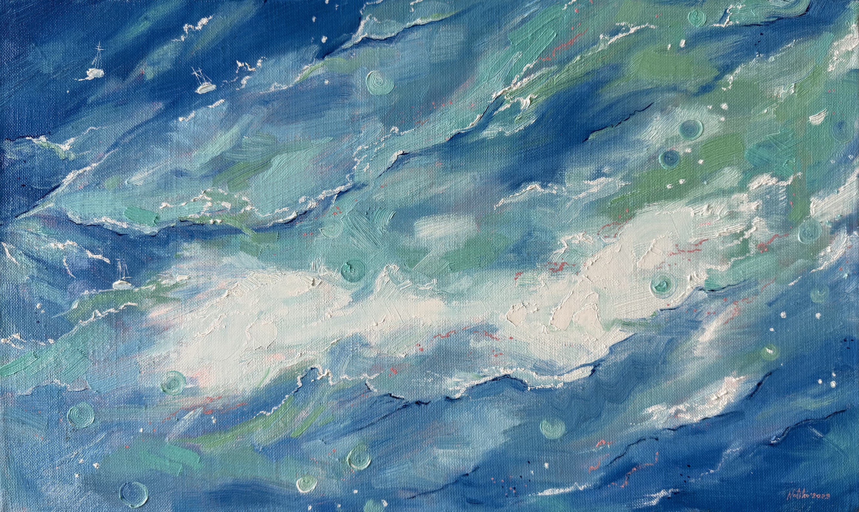 Natalia Korneeva (Natiko), Raging sea Natalia Korneeva (Natiko), Raging sea