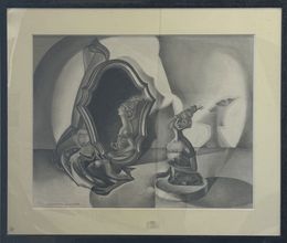 Zeichnungen, Coquette au miroir, Chantal Lanvin