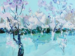 Pintura, Gardens Blooming, Yehor Dulin