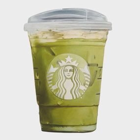 Zeichnungen, Starbucks Matcha, Ludvig Gulhane