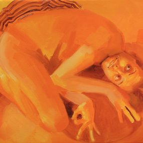 Gemälde, Gecko, Patricia Dubois