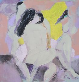 Gemälde, L o v e, Victoria Cozmolici