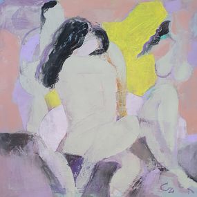 Gemälde, L o v e, Victoria Cozmolici