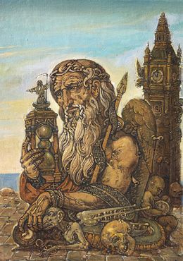 Peinture, Artist and Time - Right part, Oleg Litvinov