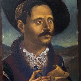 Gemälde, Portrait. Brother, Oleg Litvinov
