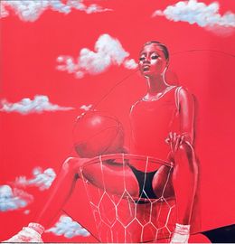 Gemälde, Basket Girl, KatRegArt