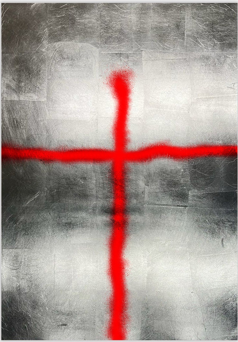 Stefan Brüggemann, Two Lines (Faith) - Silver Stefan Brüggemann, Two Lines (Faith) - Silver