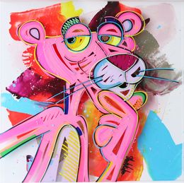 Gemälde, Pink Panther, Shokkobo Popart