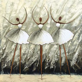 Painting, Balletic Trio, Tigma Art