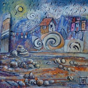 Painting, Paysage  XII, Florence Malcombe
