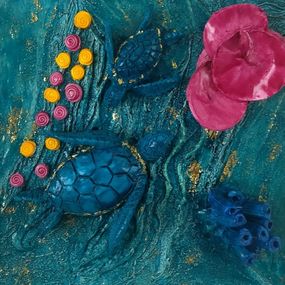 Gemälde, Life under the sea, Joëlle Darmon