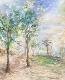 Gemälde, Winter landscape, Rosa Agenjo