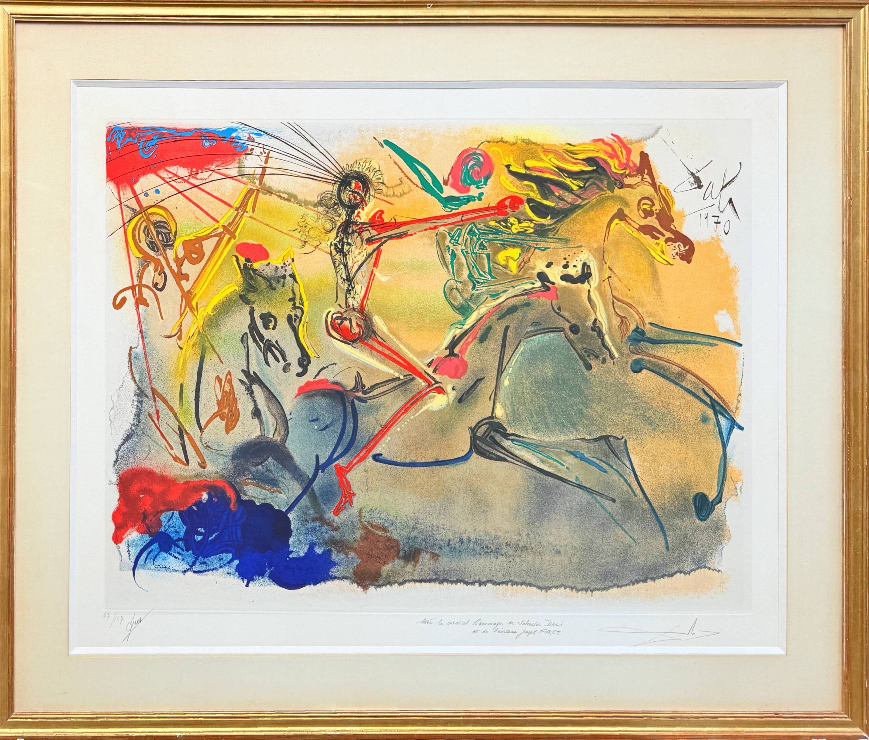 Salvador Dali, Les Caveliers de l'Apocalypse Salvador Dali, Les Caveliers de l'Apocalypse