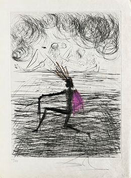Drucke, Kneeling Knight, Salvador Dali