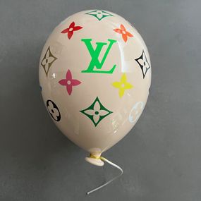 Sculpture, Ceramic Balloon Art - LV Mono, MVR
