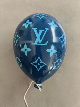 Skulpturen, Ceramic Balloon Art - LV Blue / Dark Blue, MVR