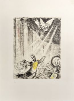 Drucke, Solomon's Prayer, Marc Chagall