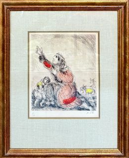Drucke, Hannah Praying to God, Marc Chagall
