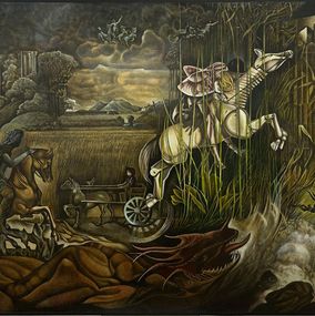 Painting, Cavale blanche, Chantal Lanvin