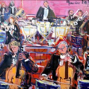 Gemälde, Violoncelles, timbales, contrebasses et cuivres, Maurice Empi