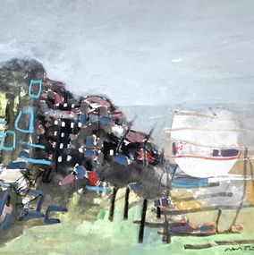 Gemälde, Les promenades 8, Nicolas Gasiorowski