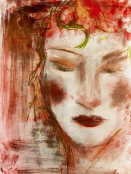 Gemälde, Offrande Silencieuse, Sylvie Pulur