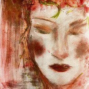 Peinture, Offrande Silencieuse, Sylvie Pulur