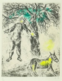 Drucke, End of Absalom, Marc Chagall