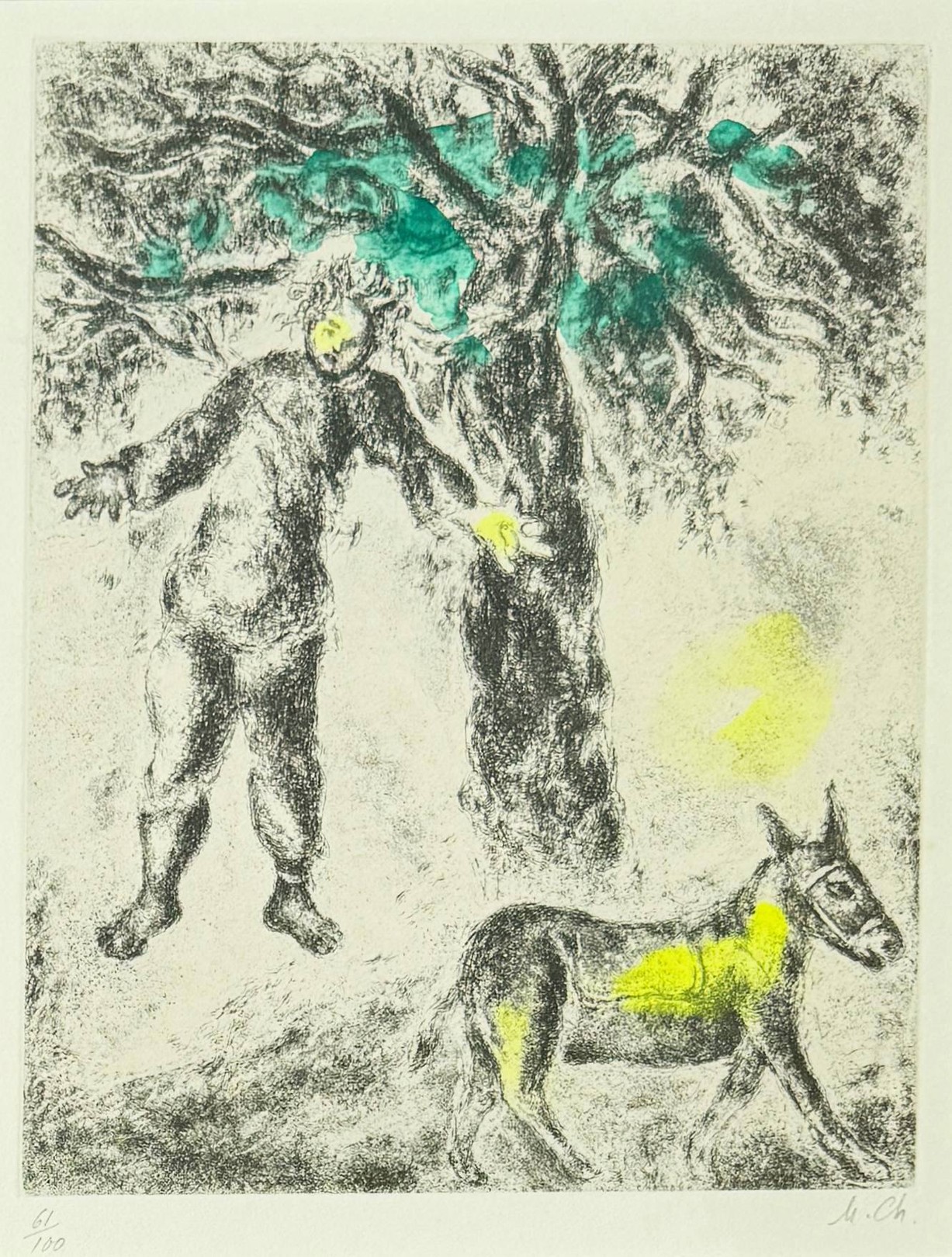 Marc Chagall, End of Absalom Marc Chagall, End of Absalom