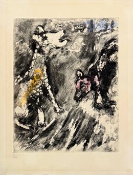 Drucke, La Lice et sa compagne, Marc Chagall