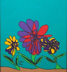 Pintura, Colorful Leaves, Sano Ve Billa