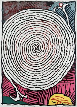 Drucke, Labyrinthe d’apparat IV, Pierre Alechinsky