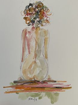 Peinture, La pelouse, Isabelle Hirtzig