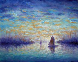 Pintura, Pearl Seascape, Rakhmet Redzhepov (Ramzi)