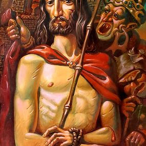 Gemälde, Christ Before Pilate, Daniil Litvinov