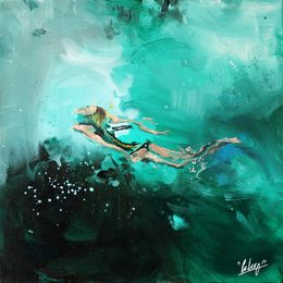 Gemälde, Underwater, Nathalie Cubéro