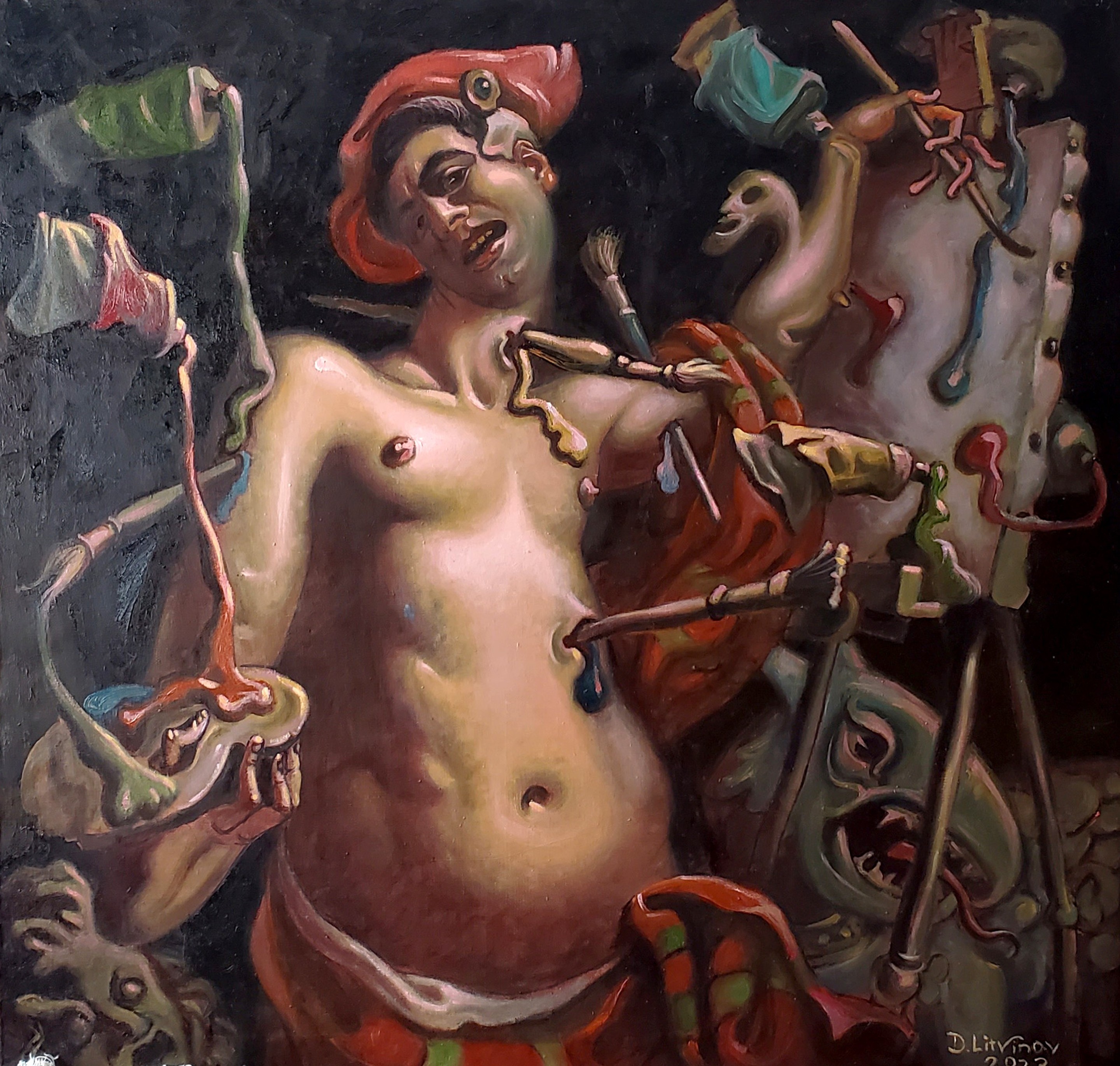 Daniil Litvinov, Portrait of the Artist Daniil Litvinov, Portrait of the Artist