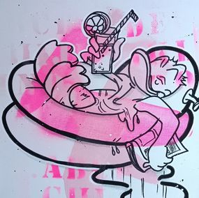 Peinture, Donald en mode repos, Alfa'B