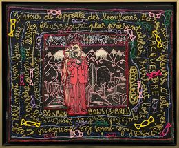 Gemälde, Les bonbons, Robert Combas