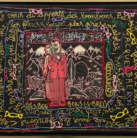 Painting, Les bonbons, Robert Combas