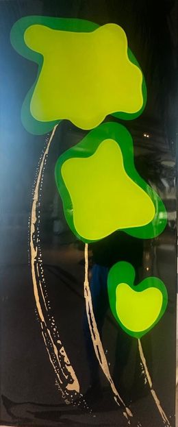 Peinture, Green Sunflowers, SA Candela
