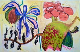 Painting, August flowers 2024, Emily Starck